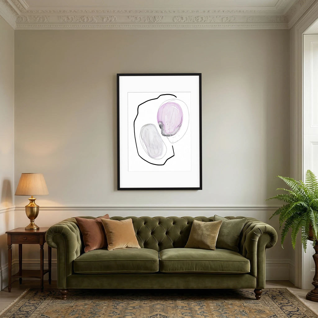 Alba - Mixed media painting