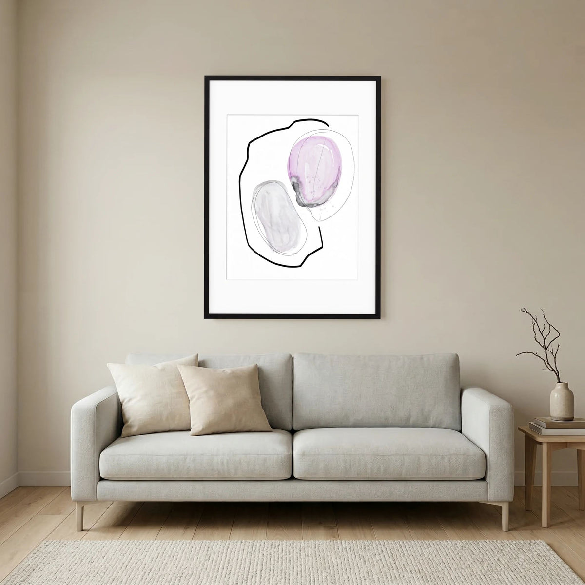 Alba - Mixed media painting